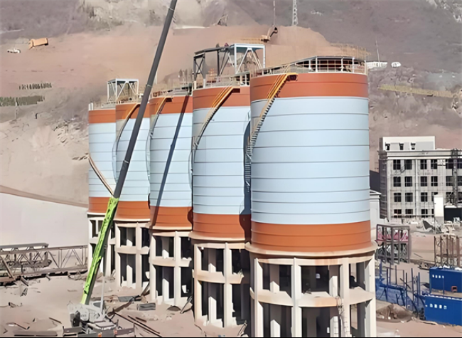 西和高架钢板仓